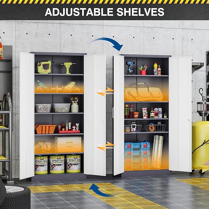 Metal Storage Cabinet-72” Tall Steel File Cabinets - Image 5