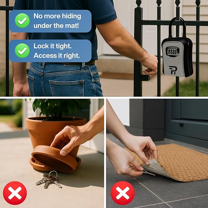 RUDY RUN Key Lock Box for Outside - Image 9