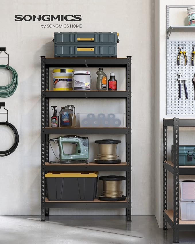 SONGMICS 5-Tier Storage Shelves, Load 2310 lb, Garage Storage, Boltless Assembly - Image 2