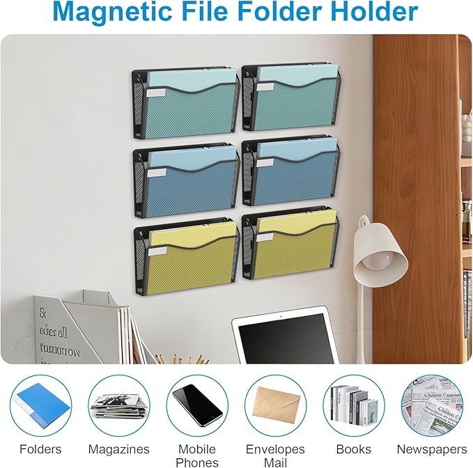 Magnetic Wall File Holder 3-Pack - Image 7