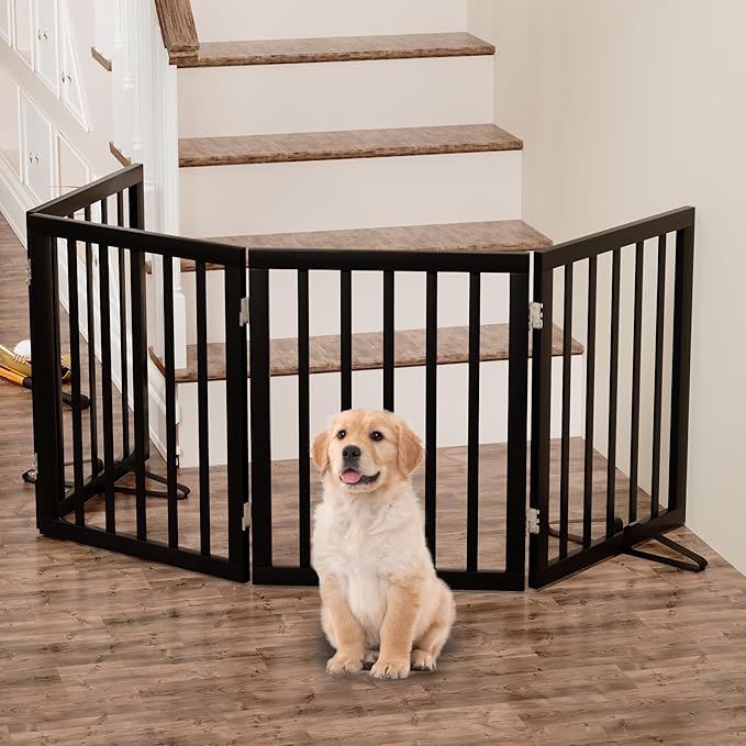 Freestanding Foldable Dog Gate - Image 5