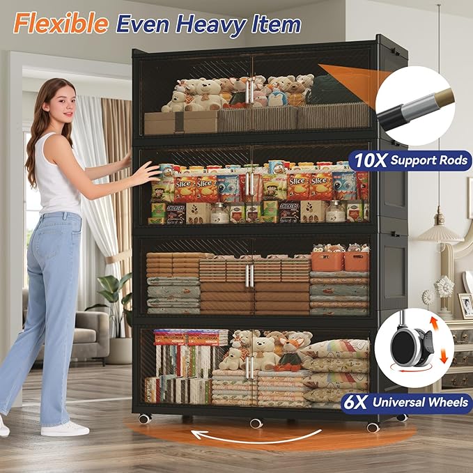 150Gal Extra Large Stackable Storage Bins - Image 6