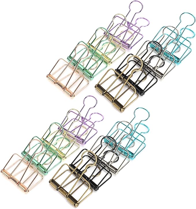 16 Pcs Hollow Binder Clips - Image 9