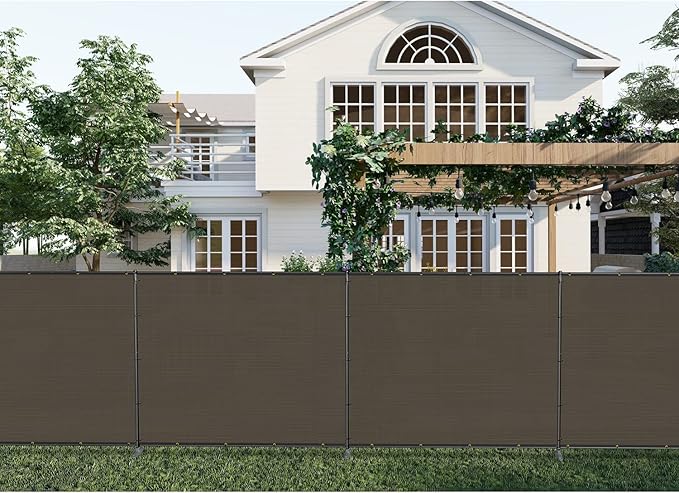 Patio 5' x 39' Outdoor Privacy Screen Freestanding Temporary Fence Panels Net - Image 6