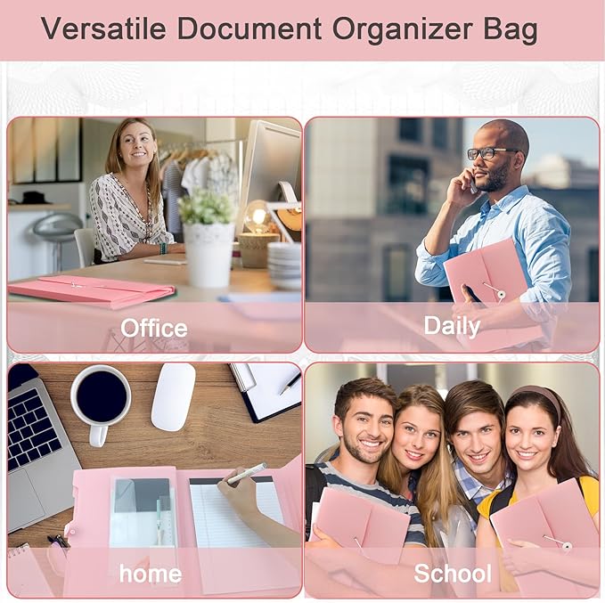 Pink Expandable File Folders - Image 6