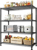 REIBII Wire Shelving Storage Shelves Metal Shelves Heavy Duty Shelving by REIBII