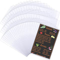 Henoyso 145 Pcs 8.5" x 14" Menu Cover Rigid Print Protectors Clear Heavy Duty by Henoyso