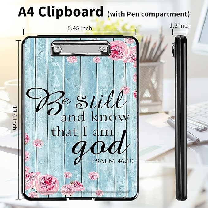 A4 Clipboards, Heavy Duty Waterproof Nursing Plastic Folder Clipboard - Image 2