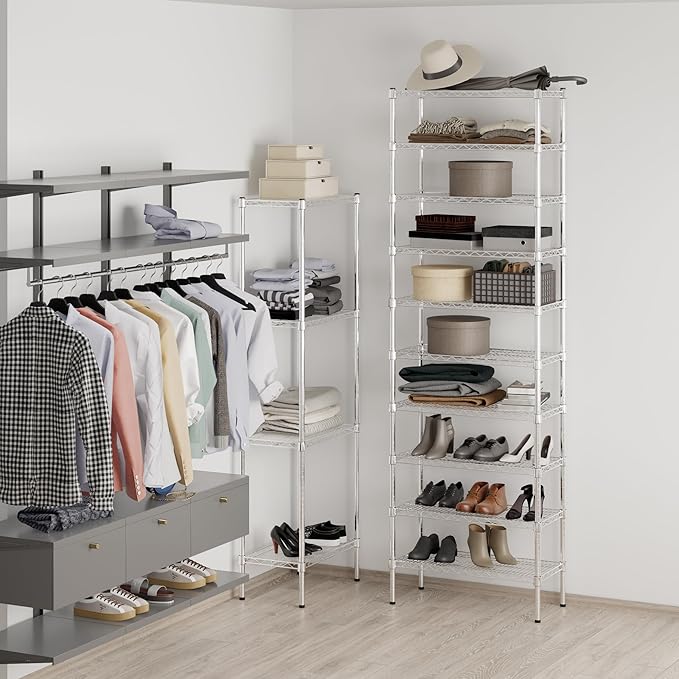 14" Deep x 30" Wide x 96" Height Wire Shelving Kit | 10-Tier | NSF Commercial - Image 5
