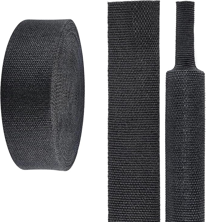 2 in 1 Heat Shrink Braided Sleeving Fabric Tubing-Ideal fit Irregular Shape by Sunnarepoon
