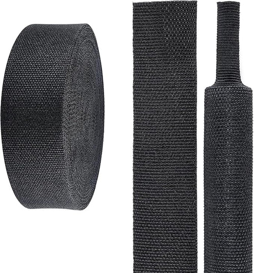 2 in 1 Heat Shrink Braided Sleeving Fabric Tubing-Ideal fit Irregular Shape by Sunnarepoon