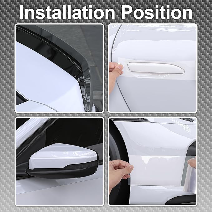 Lypumso Clear Vinyl Wrap Tape, Car Door Edge Guard Door Sill Protector - Image 3