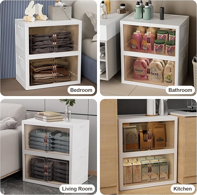 JOYMOOP Foldable Storage Cabinet Top Cover, Fits XXL Storage Boxes, Dustproof - Image 5