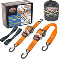 PowerTye - 2 inch x 10ft Long Retractable Ratchet Tie Down Strap - by PowerTyeMFG