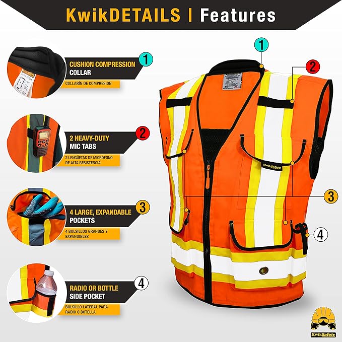 KwikSafety - Charlotte, NC - GODFATHER Safety Vest ANSI OSHA - Image 4