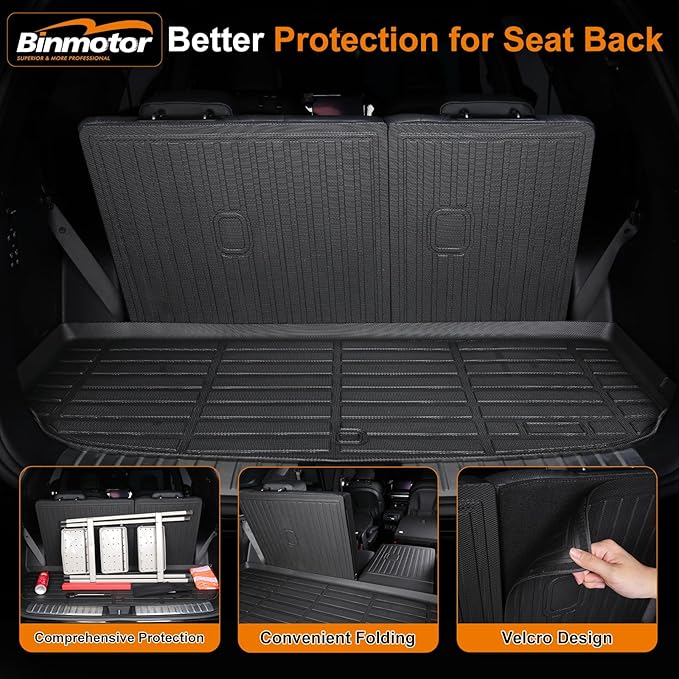 Binmotor-for Ford Explorer 6 Seat Captain Chairs 2020-2025 2026, All Weather - Image 8