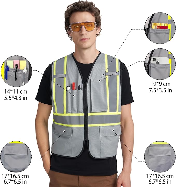 A-KSAFETY High Visibility Safety Vest - Image 3