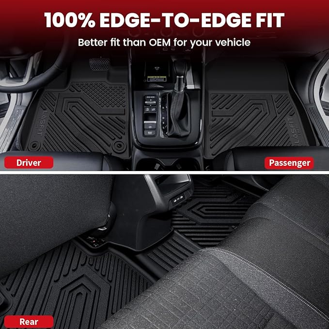 LASFIT Floor Mats & Cargo Mat for Honda HRV 2026 2025 2024 2023 Sport/LX/EX-L & - Image 4