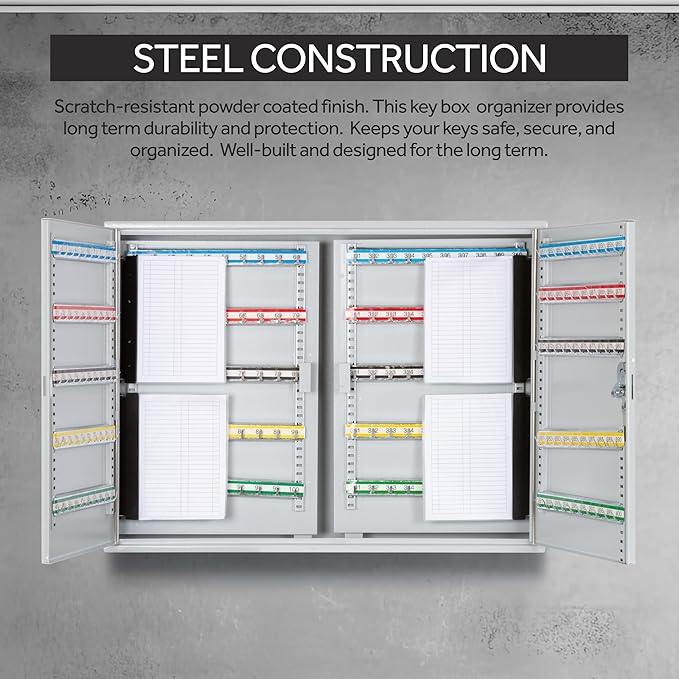 Durabox 400 Position Steel Key Cabinet - Image 5