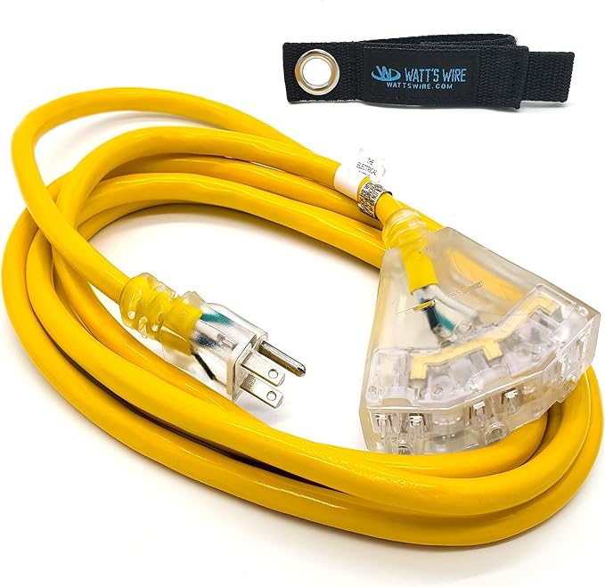 10 ft Outdoor Extension Cord Waterproof by WattsWire