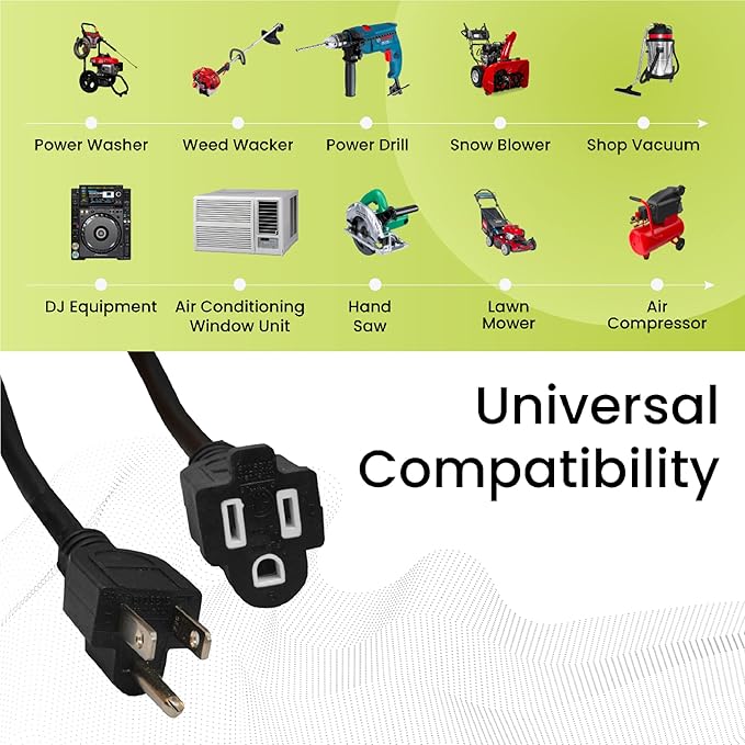 Go Green Power Inc. 14/3 SJTW Outdoor Extension Cord, 100 ft - Image 4