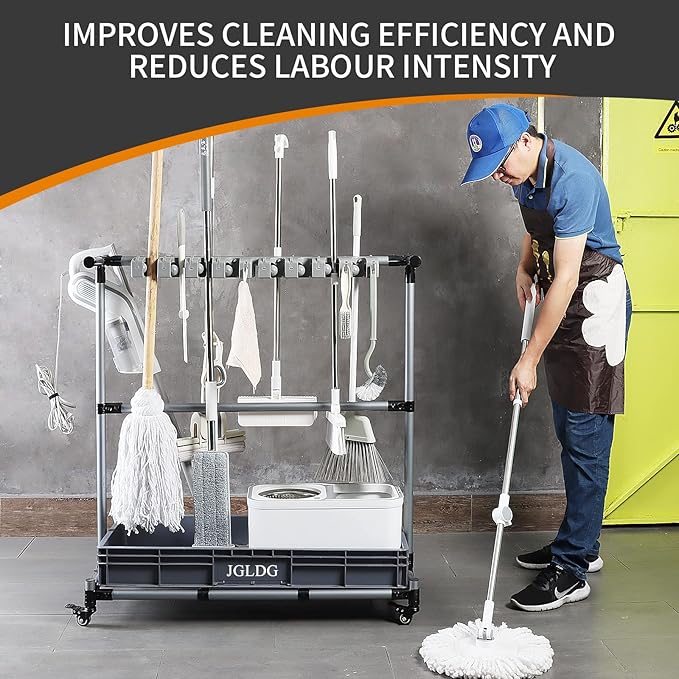 Generic Multifunctional Cleaning Cart and Tool Organizer - Image 3