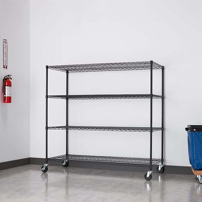 Trinity Basics 4-Tier Adjustable Wire Shelving - Image 8