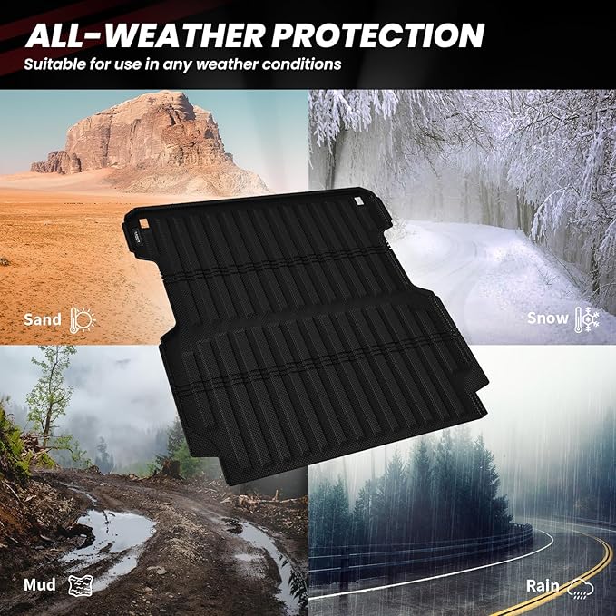 LASFIT Truck Bed Mat for Honda Ridgeline 2026 2025 2024 2023 2022 2021 2020 - Image 7