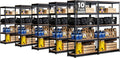 HOMEDANT 5-Tier Laminated Boltless Heavy Duty Metal Shelving Unit Adjustable by TheBestOrganizingSolution