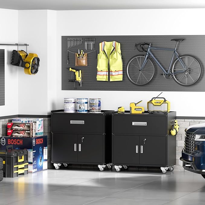 Metal Garage Storage Cabinet - Image 4