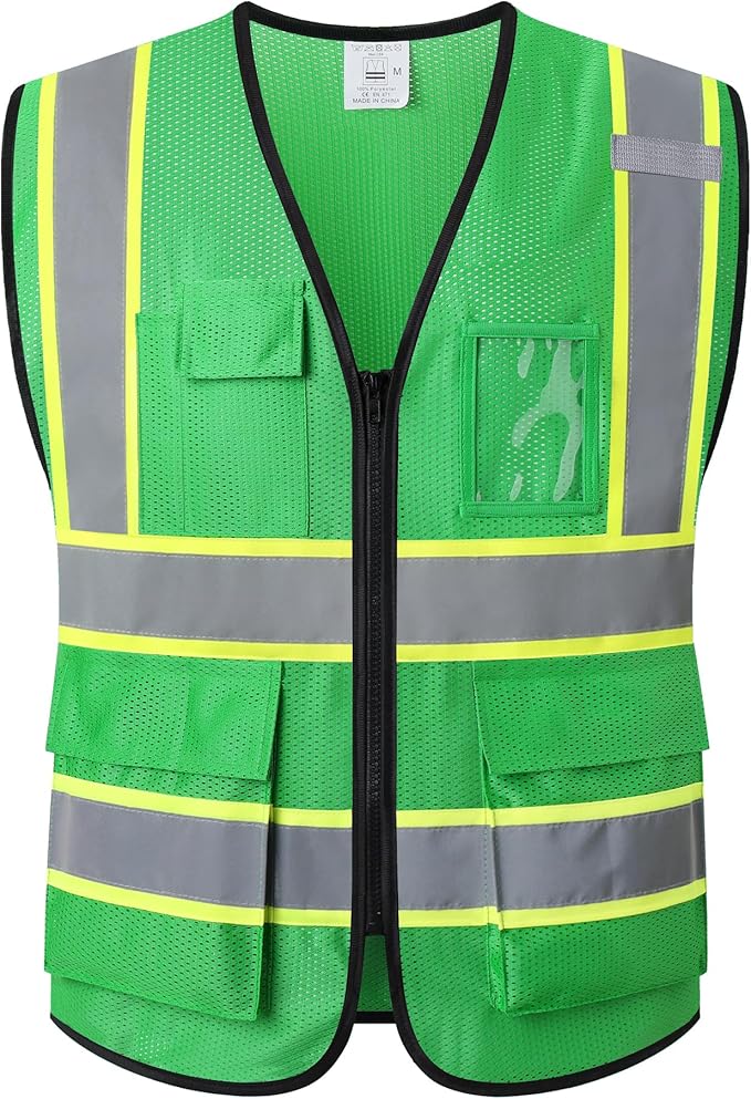 Reflective Mesh Safety Vest for Men Women by Ekkosafety