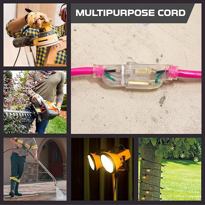 Iron Forge Cable Weatherproof 15 Ft Outdoor Extension Cord - Image 7