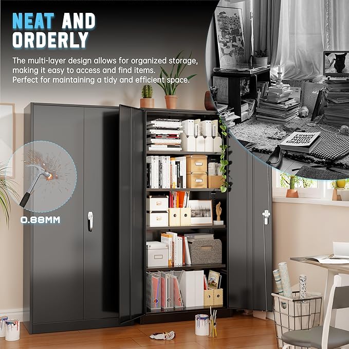 Superday Metal Storage Cabinet - Image 6