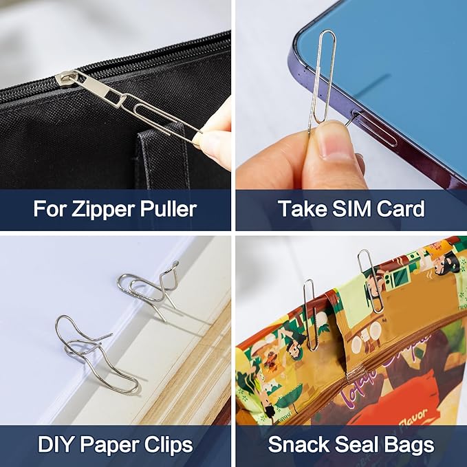 Deli #1 Smooth Paper Clips, 600 Medium Paper Clips, 6 Boxes of 100 Each - Image 6