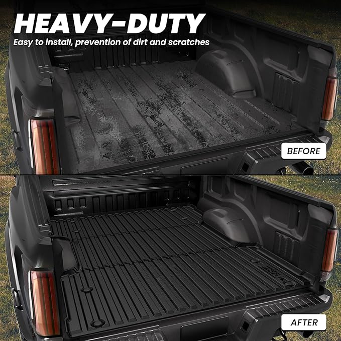 LASFIT Bed Mat & Tailgate Mat for Toyota Tundra 2022-2026 6.5FT/6.5' Truck Bed - Image 3