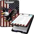 Clipboard with Storage, High Capacity Plastic Storage Clipboard with Pen Holder by Qindaiwen