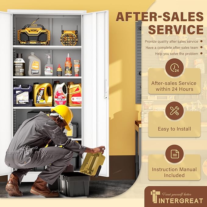 INTERGREAT Metal Storage Cabinet - Image 6