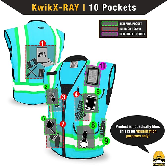 KwikSafety - Charlotte, NC - GODFATHER Safety Vest ANSI OSHA - Image 7