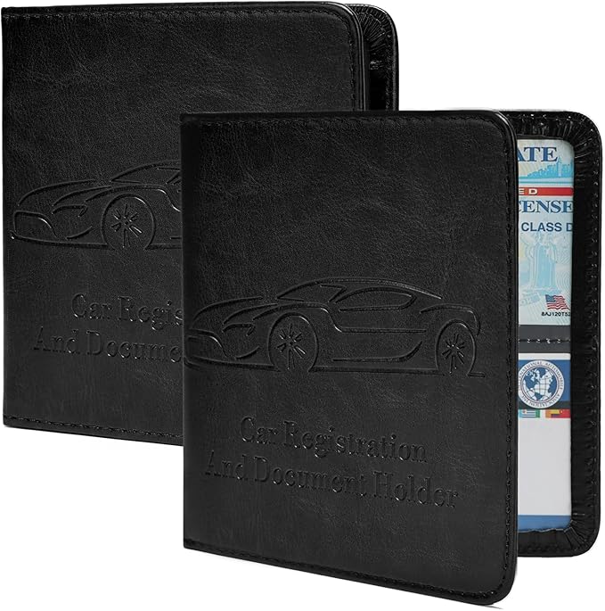 2-Pack Car Registration and Insurance Holder, Car Organization Vehicle Document - Image 8