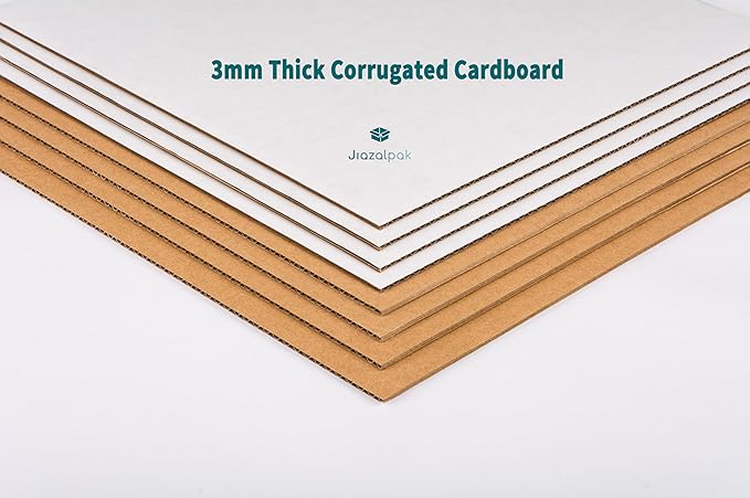 White 5x5x5 inches Shipping Boxes, Corrugated Cardboard 5x5 Box - Image 8
