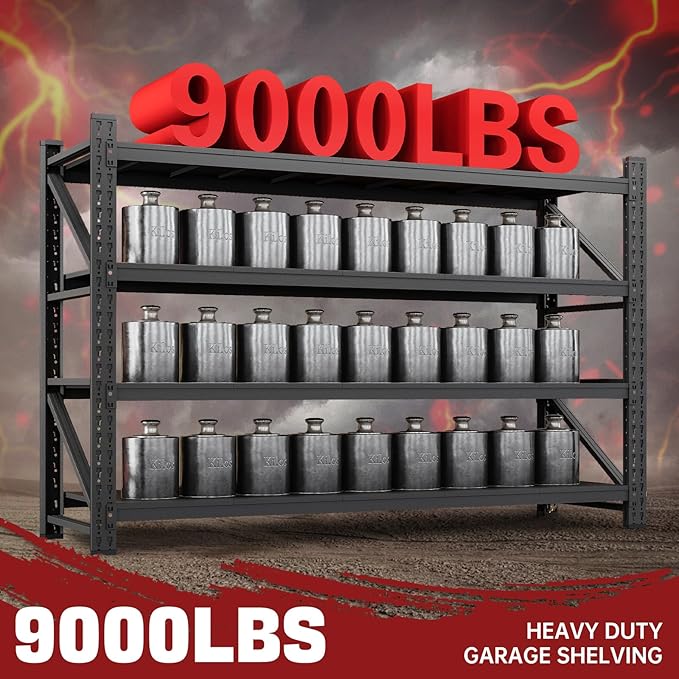 9000LBS Storage Shelves, Shelving Units Industrial Shelving - Image 3