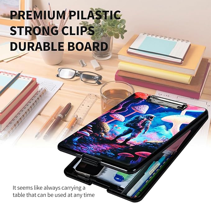 A4 Clipboards, Heavy Duty Waterproof Nursing Plastic Folder Clipboard - Image 6
