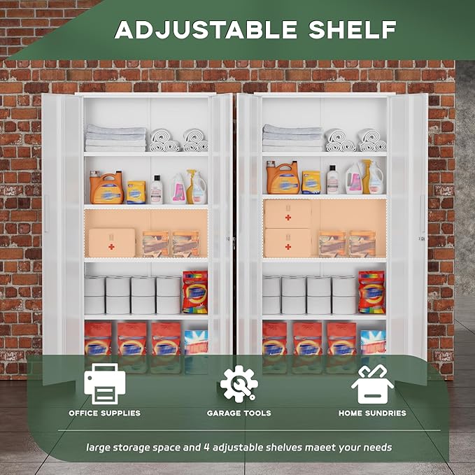 Greenvelly Metal Storage Cabinet - Image 5