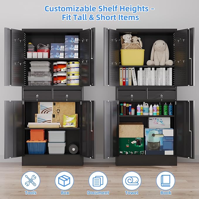 Metal Garage Storage Cabinet - Image 5