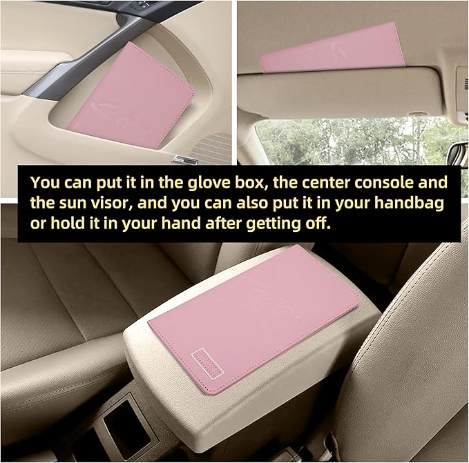 Car Registration and Insurance Holder Glove Box Folder-Premium Car Folder - Image 6
