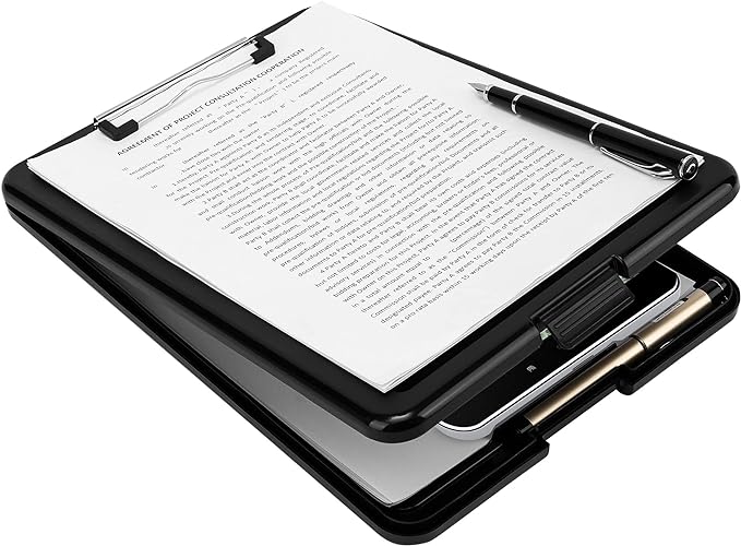 Amazon Basics Plastic Storage Clipboard - Image 2