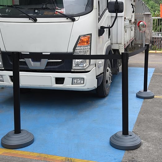 OangeStar 6 Packs Crowd Control Stanchions w/10ft Retractable Belt, Crowd - Image 7