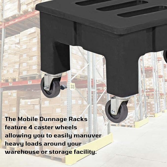PolyMight Mobile Heavy-Duty Poly Dunnage Rack - Image 3
