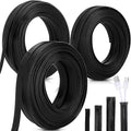 Pangda 150 Feet 1/4, 3/8 Inches Wire Loom PET Expandable Braided Sleeving by Pangda
