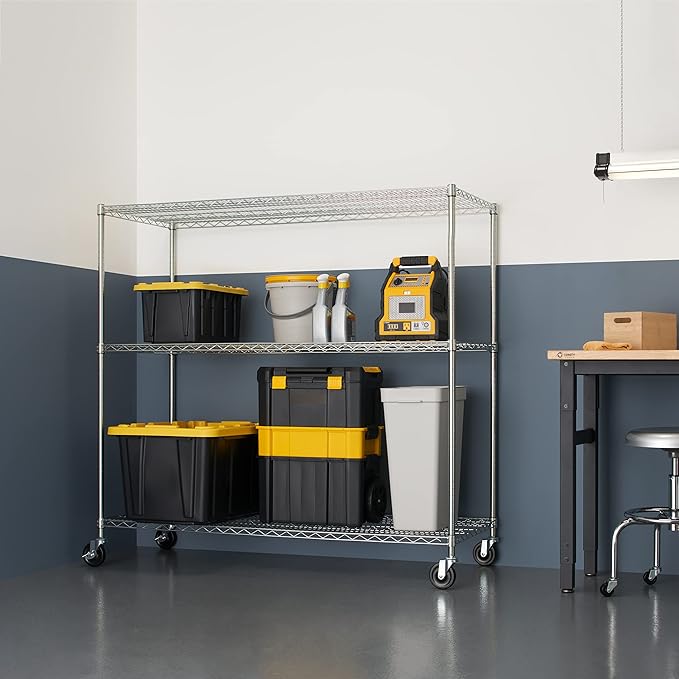 Trinity Basics 3-Tier Adjustable Wire Shelving - Image 4